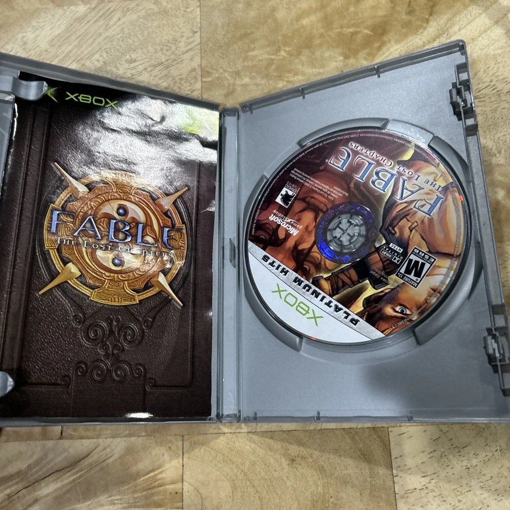 XBOX FABLE: THE LOST CHAPTERS (PLATINUM HITS) VIDEO GAME CIB W/MANUAL TESTED